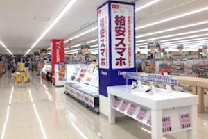 格安スマホコーナー