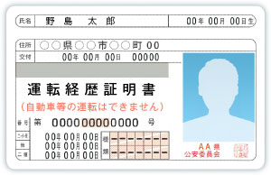 運転経歴証明書