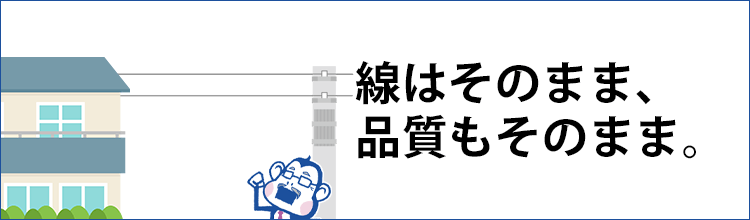 回線の信頼性は大丈夫？