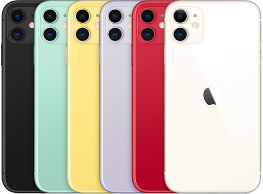 iPhone11のカラーバリエーション