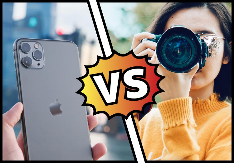 iPhone三眼カメラ VS 一眼レフカメラ のイメージ画像