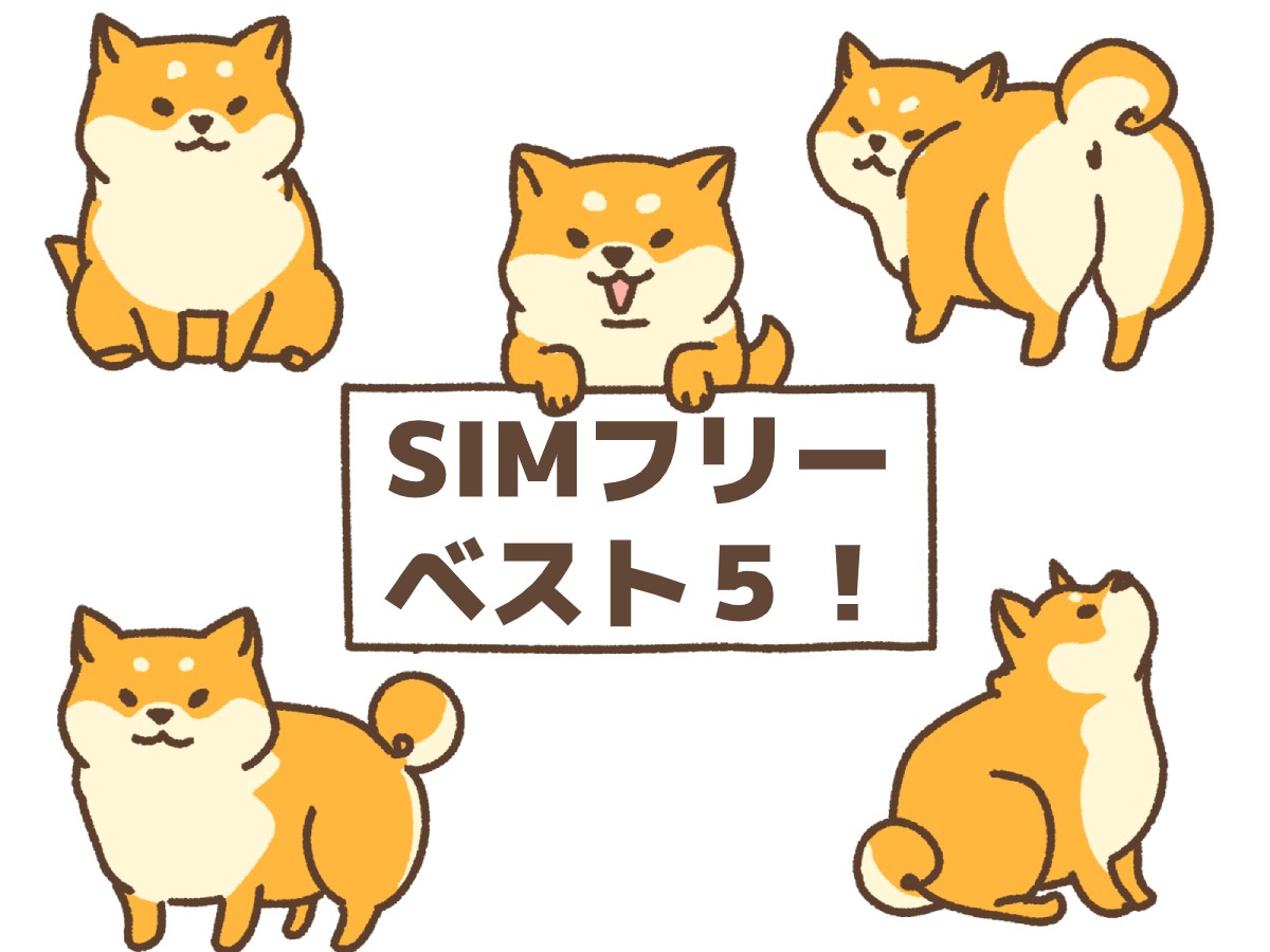 【2020年2月版】SIMフリースマホ おすすめベスト5！選び方から注意点まで！のTOP画