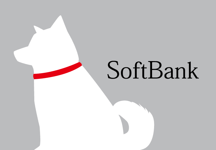 Softbankの白い犬のイラストのTOP画