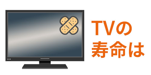 テレビの寿命は