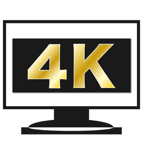 4K対応テレビのイメージ図