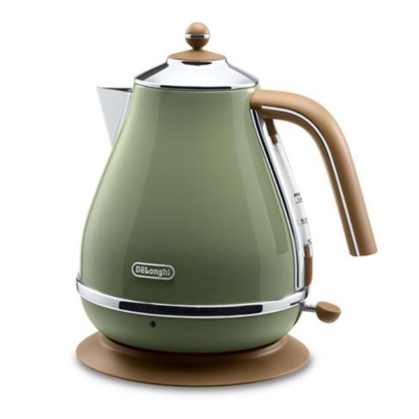 DeLonghi デロンギ 電気ケトル KBOV1200J-GR 商品コード：4988371023650