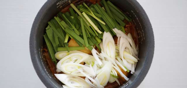 炊飯器で調理