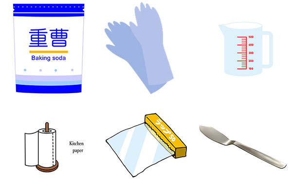 重曹を使った掃除の仕方の画像