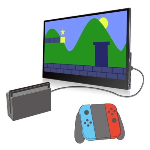 ポータブルモニター サブモニター 大画面 ゲーム Switch パソコン 仕事