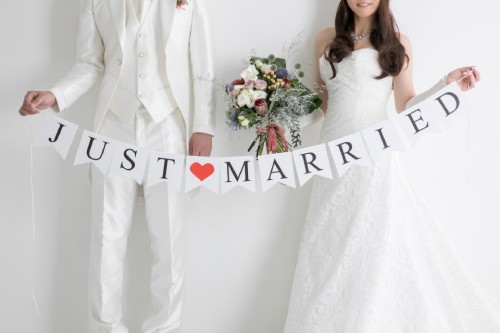 結婚しました、の報告イメージ