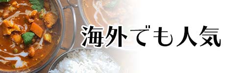 日本のカレーは海外でも大人気