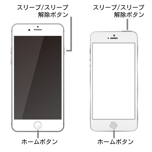 「iPhone 6s」シリーズ以前の強制再起動手順