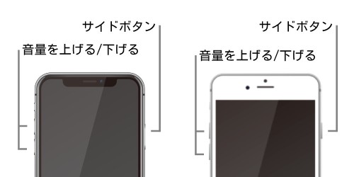 iPhone 8/ X/XS/XR/11/12シリーズ、iPhone SE（第2世代）の強制再起動方法