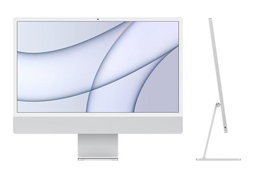 iMac シルバー 2021年春発売モデル Retina 4.5Kディスプレイモデル | 8コアApple M1チップ | メモリ8GB | JAN：4549995196573