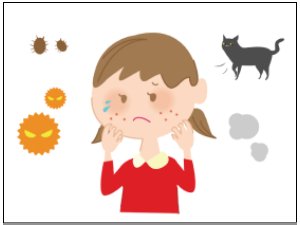 ハウスダストによるアレルギー症状の防止