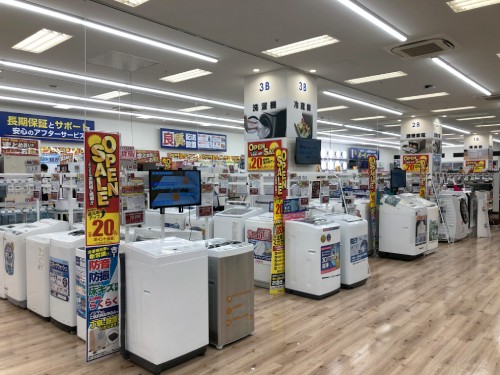 ノジマ イトーヨーカドー木場店洗濯機コーナー