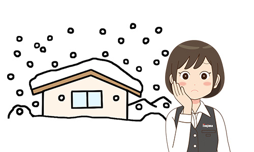 大雪のイメージイラスト