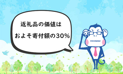 返礼品の価値の目安のイメージ画像