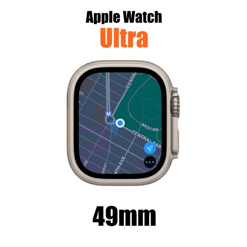 Apple Watch Ultraのサイズ