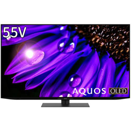 【シャープ】4K有機ELテレビ AQUOS(アクオス) EQ1ライン【55V型/BS・CS 4Kダブルチューナー内蔵 /Android搭載】  4T-C55EQ1