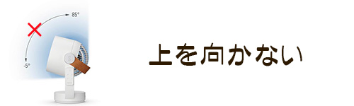 注意点2．360°首振りでも上を向かないことがある