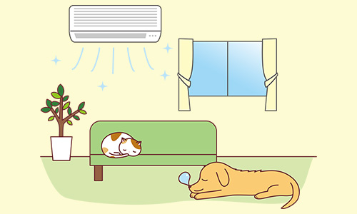 ペットがいる場合はエアコンをつけっぱなしにしたほうがよい？
