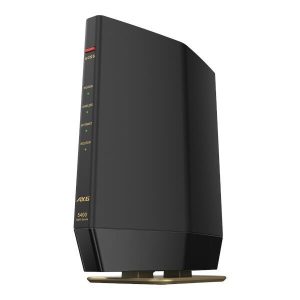 BUFFALO 無線LANルーター【親機/Wi-Fi6対応/プレミアムモデル/4803+573Mbps/マットブラック/2022年6月モデル】WSR-5400AX6B-MB