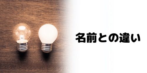 ユーザーネームと名前の違いは？