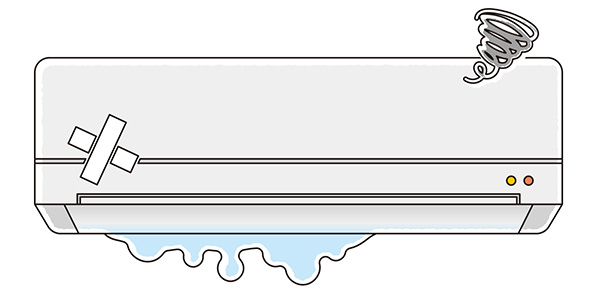 ダイキンのエアコンが水漏れしたときの原因