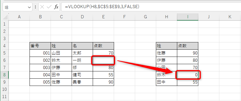 VLOOKUP関数の説明25