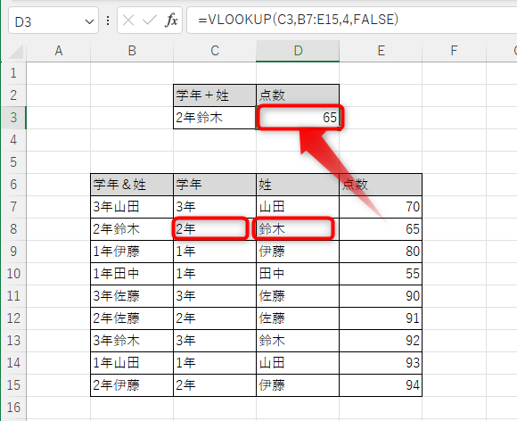 VLOOKUP関数の説明34