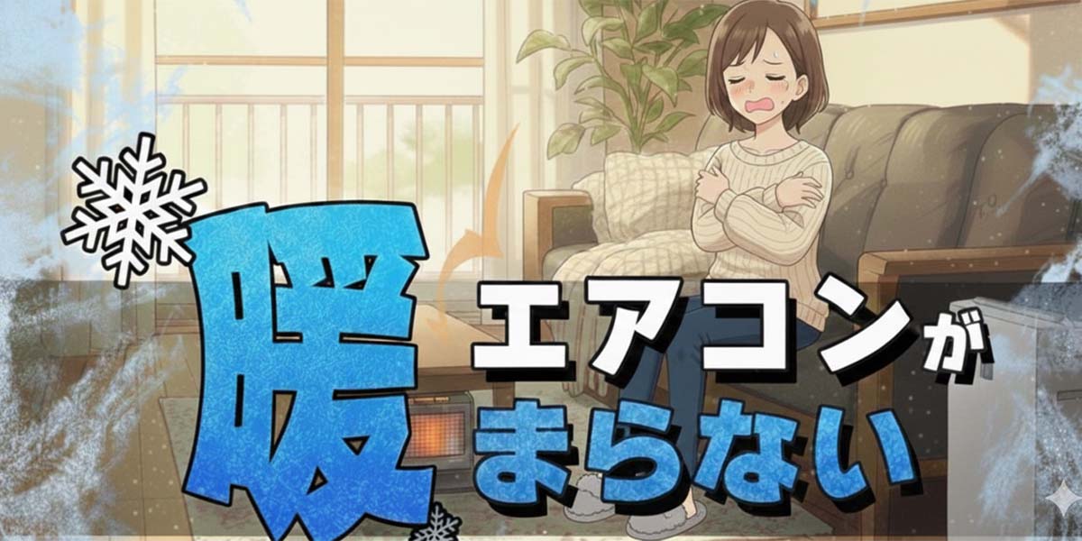 エアコンが暖まらない！暖房が効かない原因5選と対策方法を解説