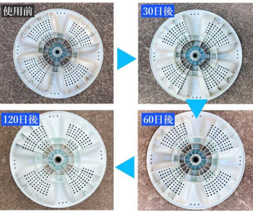洗濯機本体もキレイに