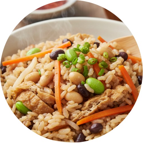 豆入り炊き込みご飯