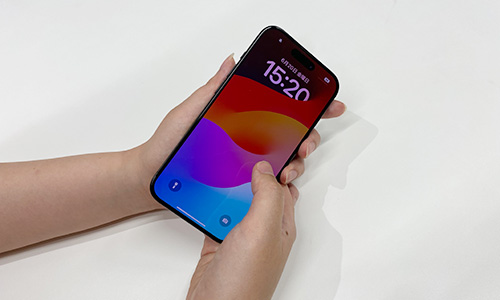 電源を入れてボタンの動作確認をする
