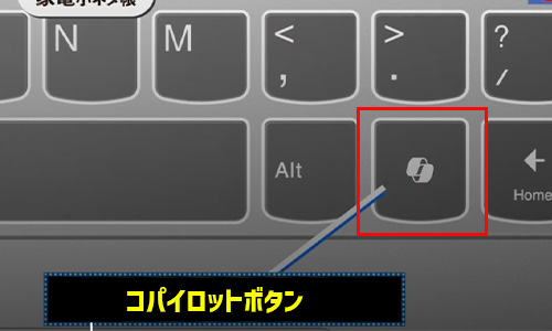 コパイロットボタン