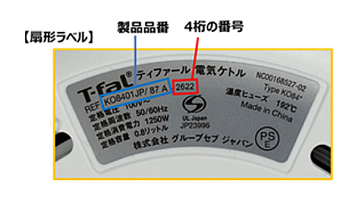 扇形ラベルの確認方法