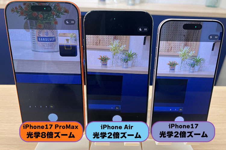 光学8倍ズーム