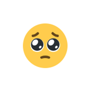 「お願い」「ありがとう」を表すうるうるアイコン