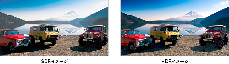 HDR（ハイダイナミックレンジ）