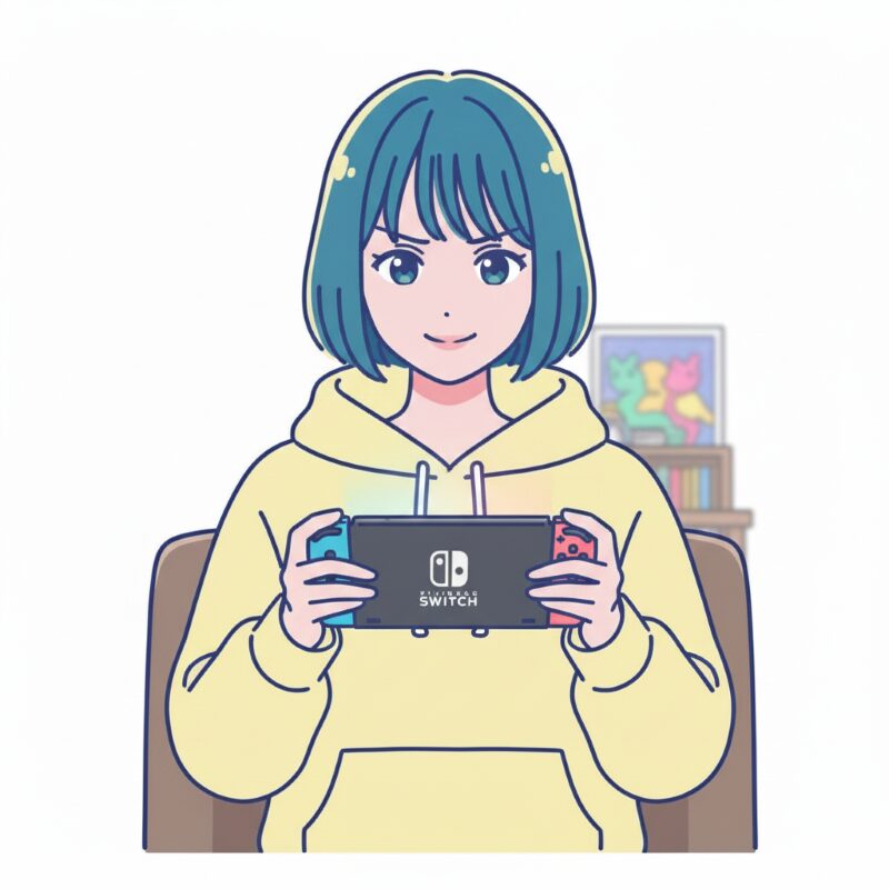 ゲーム中の女性