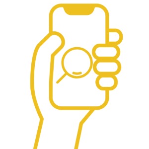 キズや破損がないかスマホをチェック