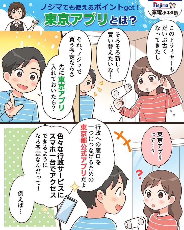 東京アプリの漫画1ページ目