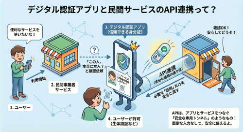 API連携のイメージ図