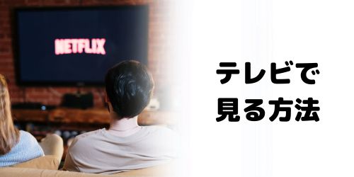 Netflixをテレビで視聴する場合