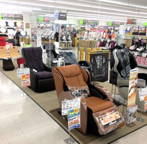 マッサージ機コーナー