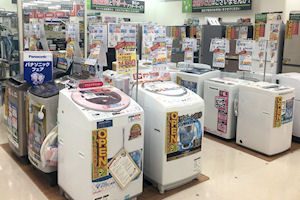冷蔵庫 洗濯機コーナー