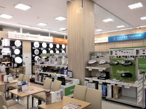 照明・掃除機コーナー