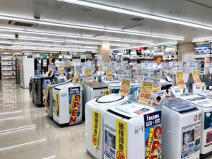 洗濯機・冷蔵庫コーナー
