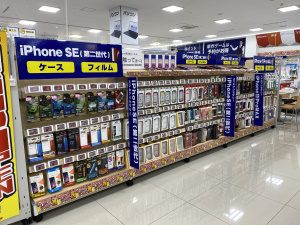 携帯電話アクセサリーコーナー